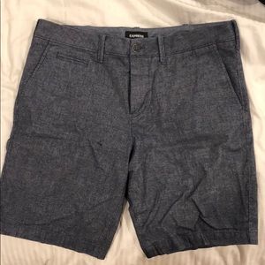 Blue/grey shorts